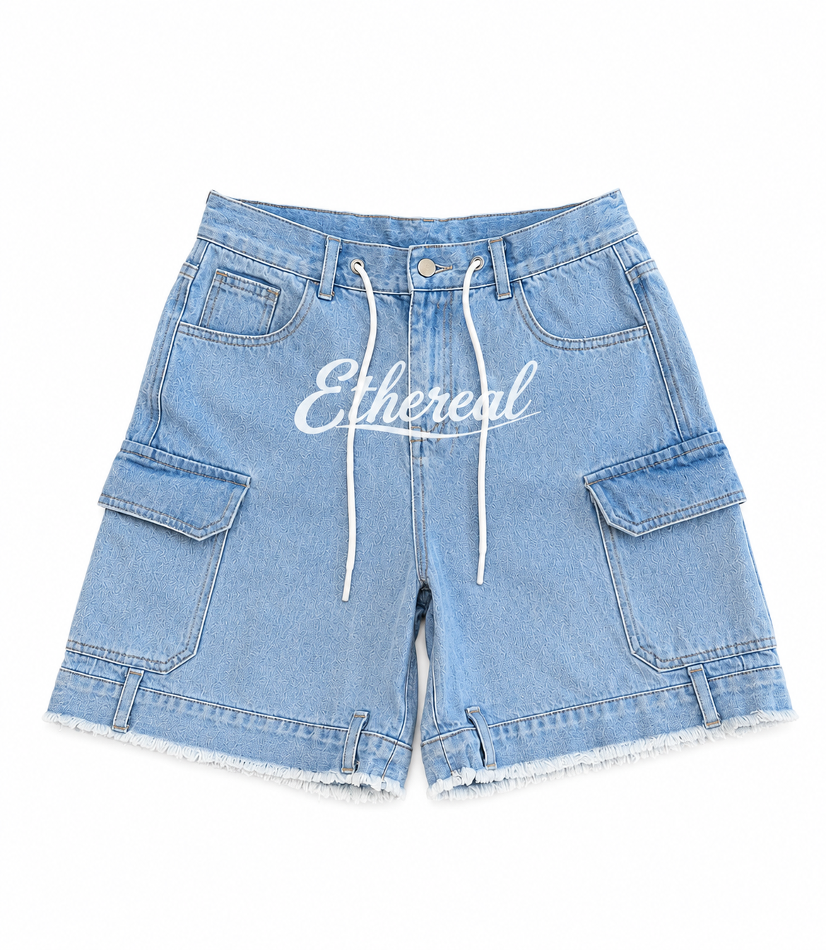 Ethereal Laced Jean Shorts